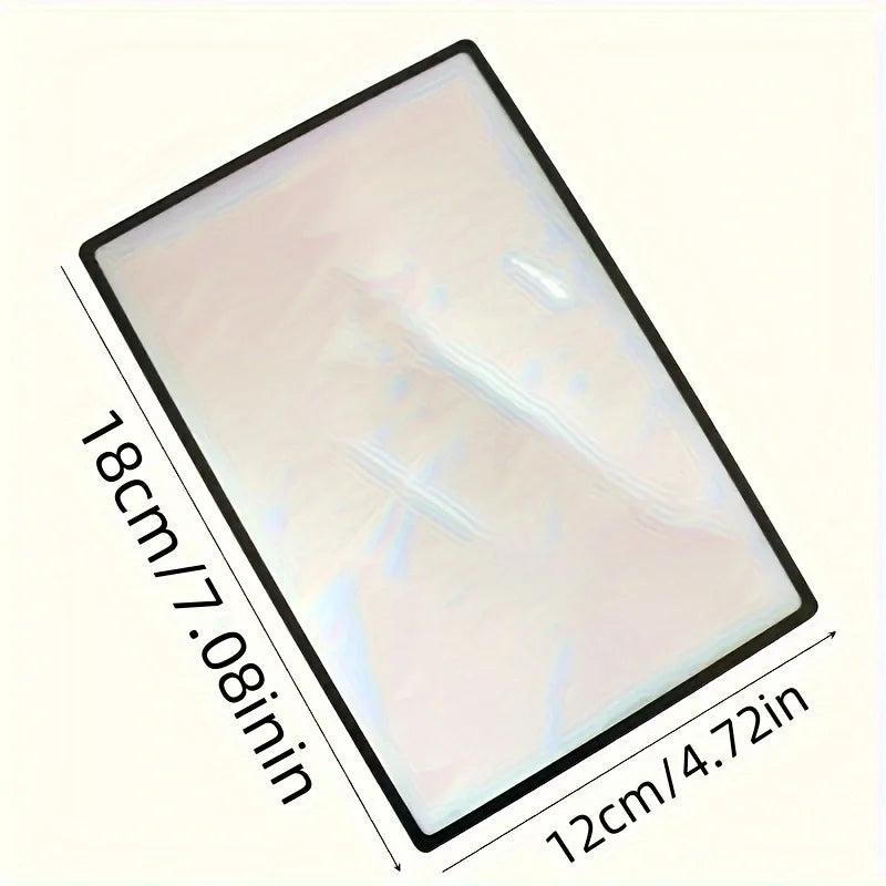 1pc ultra-thin, high magnification magnifying glass - perfect choice for students! Zpaxo