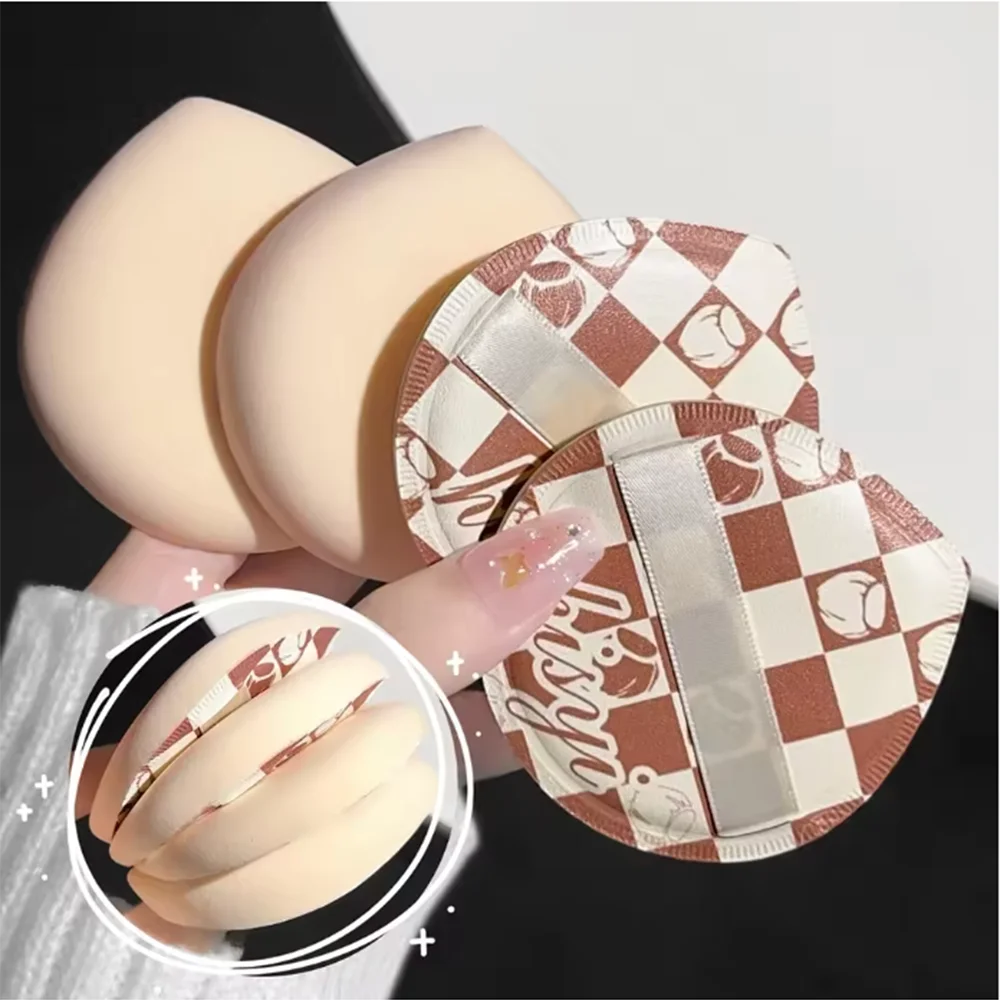 Dry and wet makeup puff sponge soft Korean style cute elastic marshmallow soft cushion makeup foundation set Zpaxo