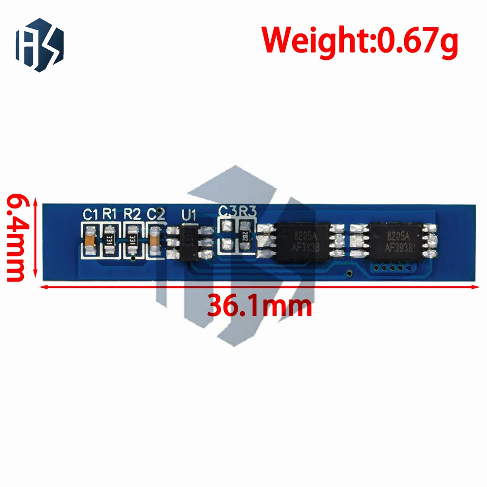2S 3A Li-ion Lithium Battery 7.4v 8.4V 18650 Charger Protection Board bms pcm for li-ion lipo battery cell pack Zpaxo