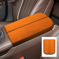 Car Accessories For BMW 7 Series G11 G12 2016 2017 2018 2019 2020 2021 2022 Alcan tara Console Central Armrest Lid Box Cover Zpaxo Orange