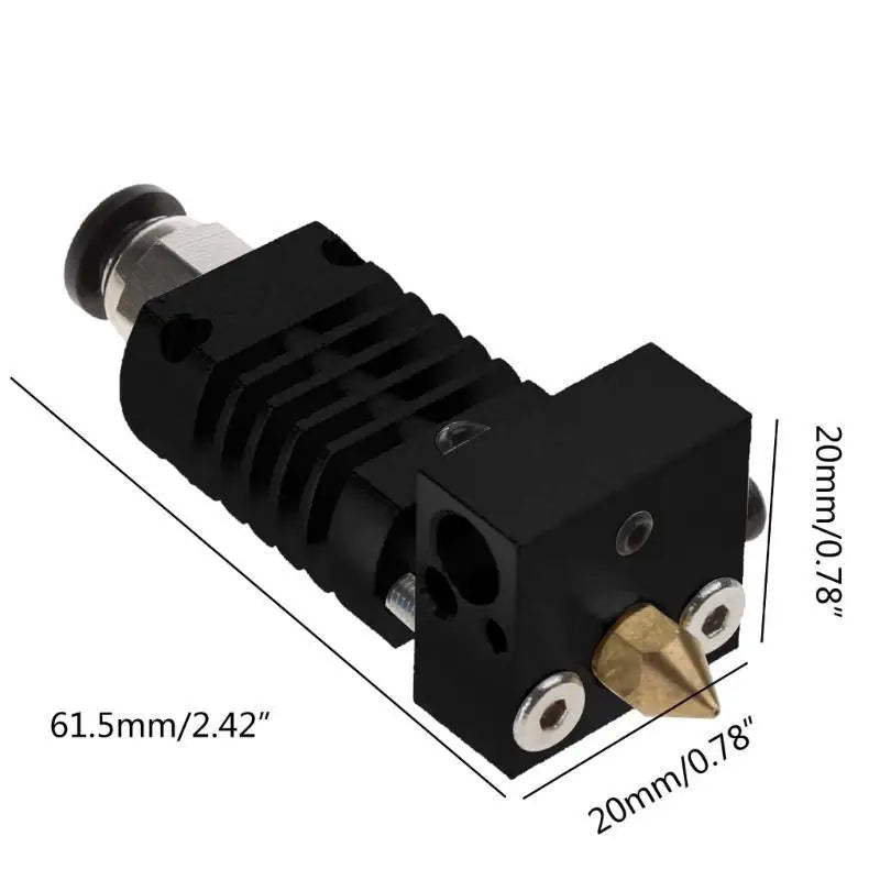 652F All Metal Hotend for 1.75mm Filament CR-10/10S Ender 3/3S V2 3D Printer Zpaxo
