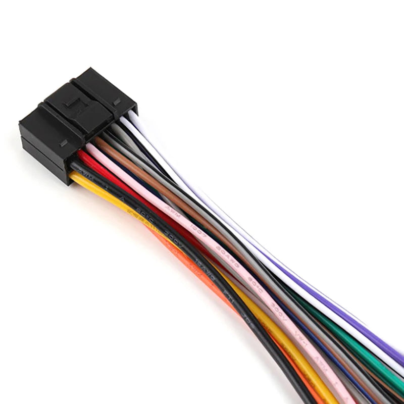 16-Pin Car Audio Wiring Harness Adapter – Universal Stereo Plug
