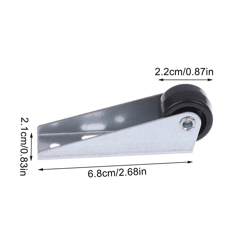 Multi-function Stainless Steel Pulley Silent Furniture Side Mounted Zpaxo onesize
