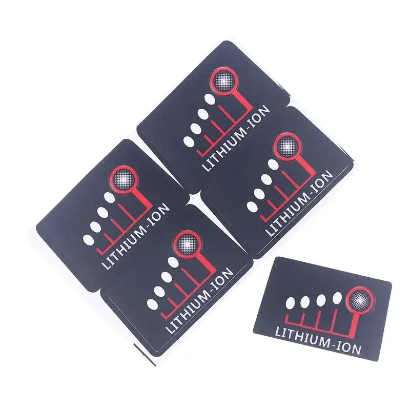 Black For M18 Lithium Battery LED Power Display Stickers LED Key Label For 18V 48-11-1815 Li-ion Battery Pack Zpaxo