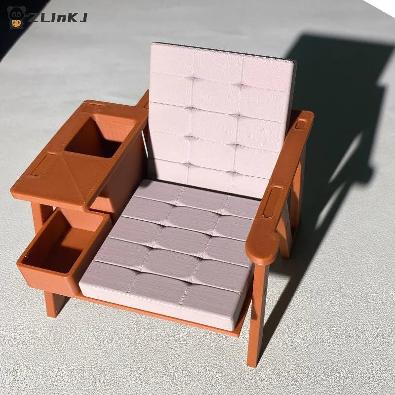 3d Printed Lounge Furniture 1 12 Scale Miniature Reading Chair Model Zpaxo