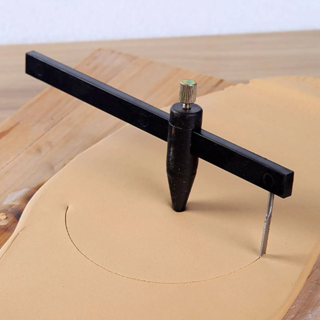 Compass Circle Cutter Caliper Measure Ruler Tool Clay Pottery Ceramic