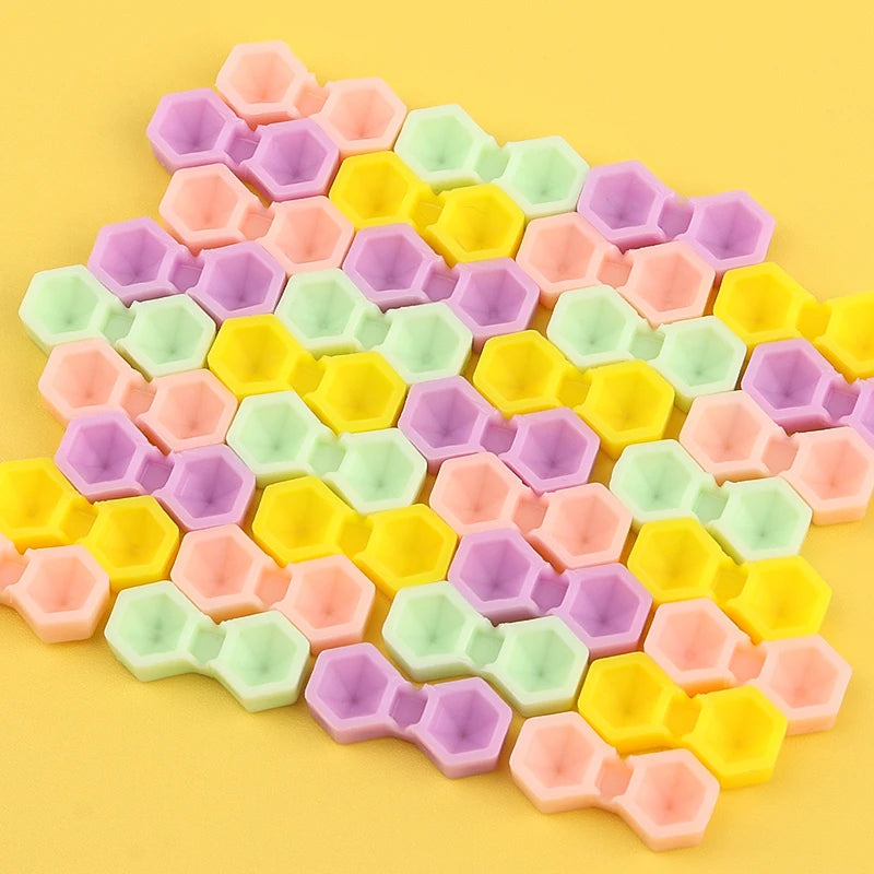 200pcs Eyelash Extension Glue Cup 2 Hole Honeycomb Tattoo Ink Pigment Holder Container Grafting Eyelashes Auxiliary Makeup Tool Zpaxo