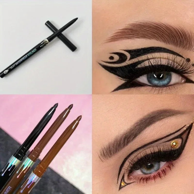 Sexy Brown Eyeliner Quick Dry Waterproof Matte Pen Long-lasting