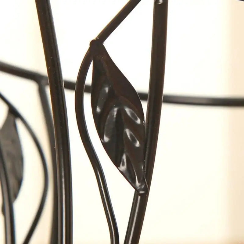 Practical Metal Flower Rack Small Plant Display Shelf Metal Flowerpot Stand Zpaxo