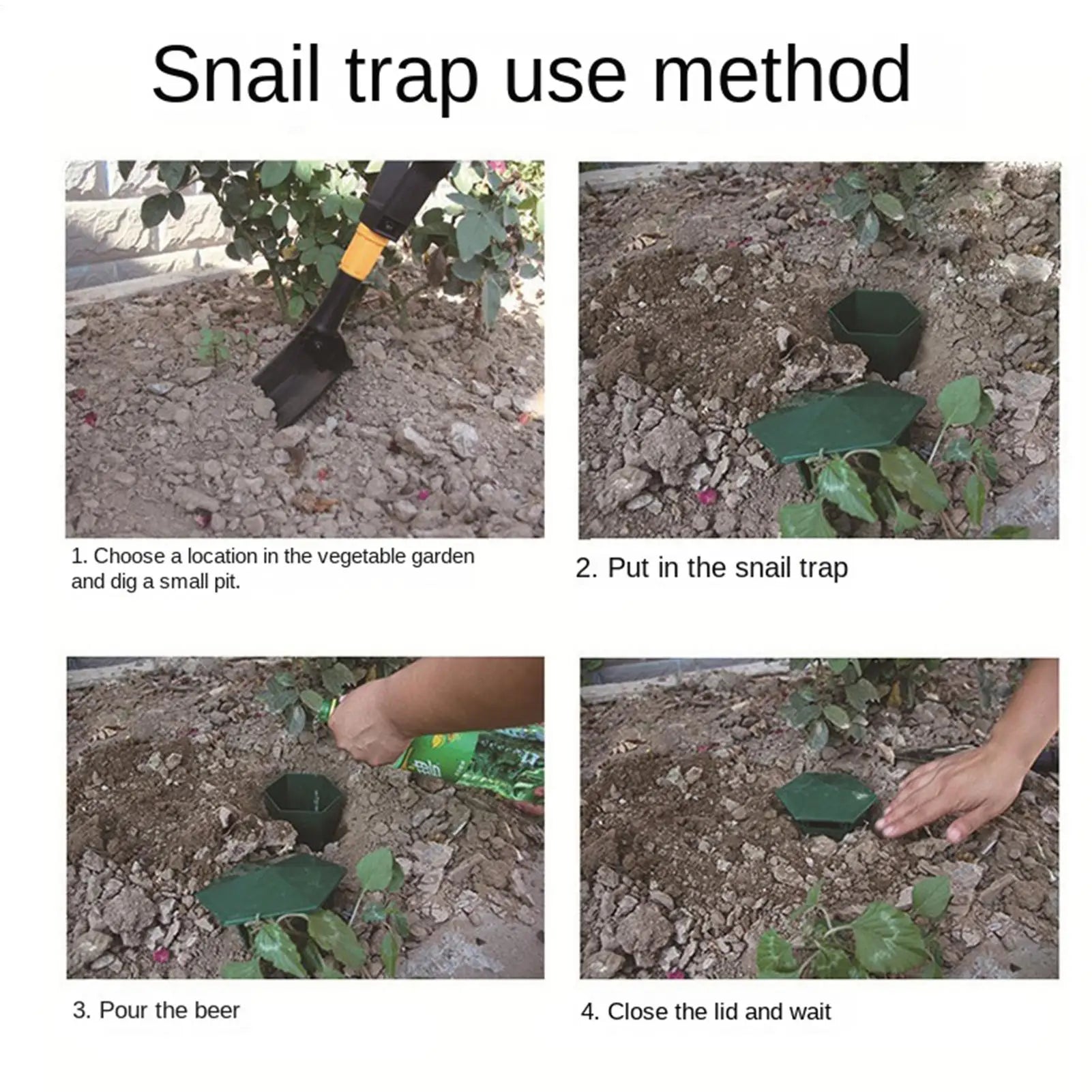 Slug Traps Garden Farm Protector Slug House Pests Reject Animal Pests Repeller Snail Trap Catcher Gintrap Tools Snail Cage Zpaxo