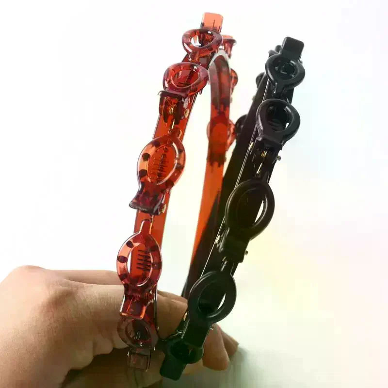 Double Layer Bands Clip Hairbands Fashion Plastic Braided Headband Zpaxo