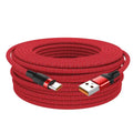 1/2/3/5/8m 6A Super Fast Charging Extra Long Charging Nylon Cable USB Type C For iPhone Xiaomi Huawei Data Extended Type C Cable Zpaxo Red 8m