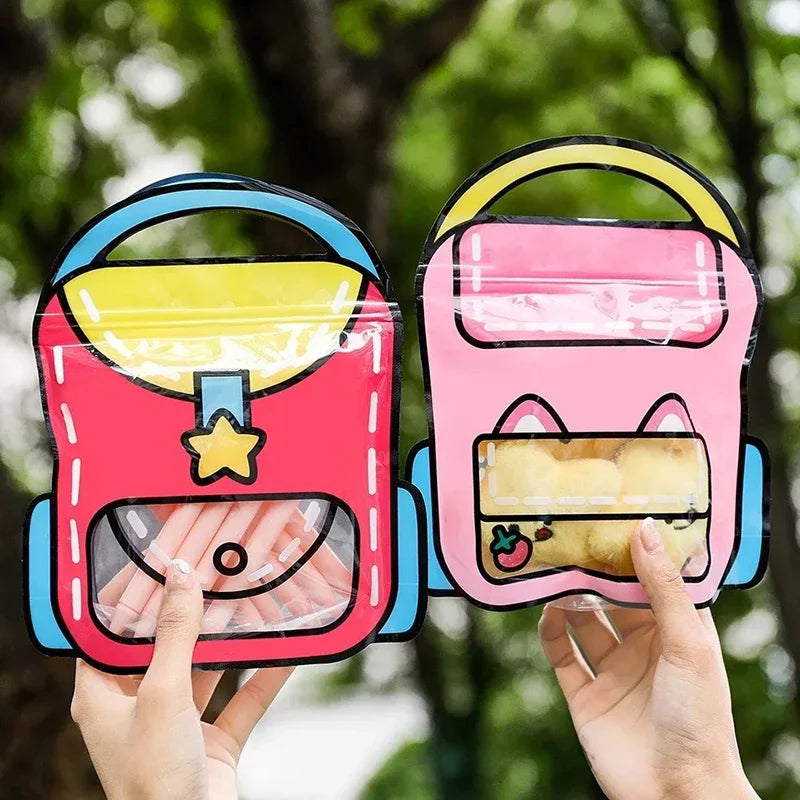 1/10pcs Tote Gift Bags Party Favor Bags For Birthday/Wedding Party Supplies And Candy/Handmade Cookies Storage/Jewelry Packaging Zpaxo