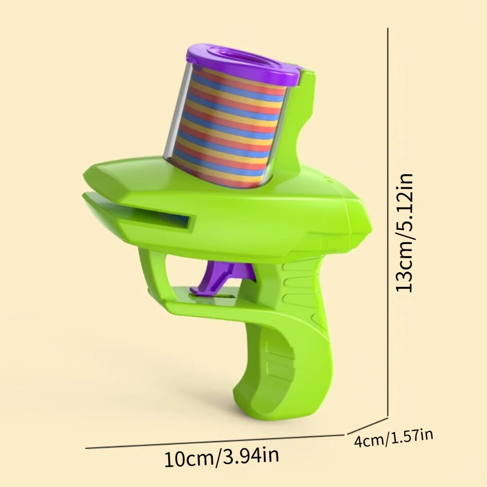 Handheld EVA UFO Soft Foam Dart Launcher Vibrant Colorful Toy