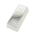 Fake Silver Bullion Realistic Silver Bar Simulated Silver Brick for Funny Gifts Halloween Party Favor Home Decor Holiday Zpaxo Large