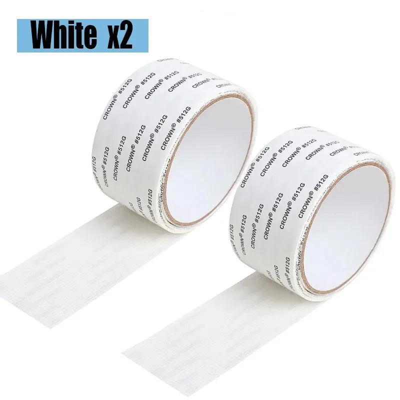 Mosquito Net Windows anti-mosquito mesh Easy-to-Apply Waterproof Window Screen Repair Tape Self-Adhesive Mesh Patch Zpaxo 2pcs-white