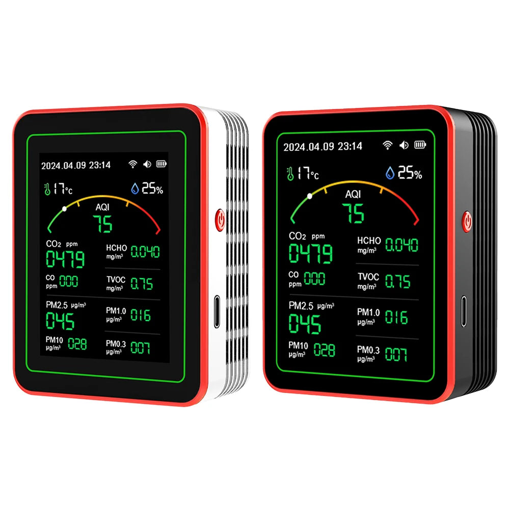 Wifi 15-in-1 Air Detector APP Control Household Portable AQI PM0 3