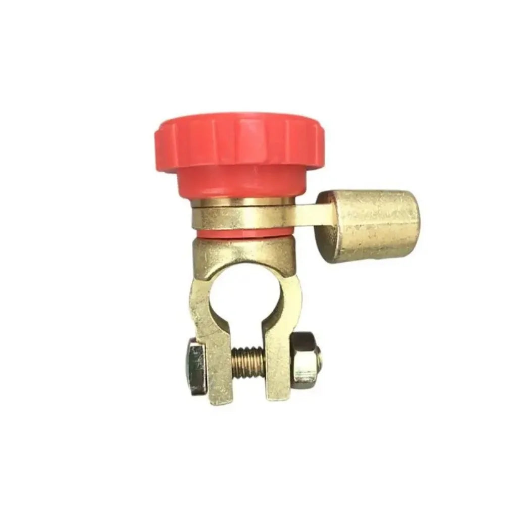 Anti-leakage Car Battery Disconnect Switch 12V Angle Rotatable Auto Battery Power-off Switch Easy To Install Zinc Alloy Zpaxo Red