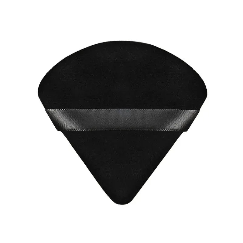 Velvet Triangle Powder Puff Set – Soft Makeup Sponge for Face