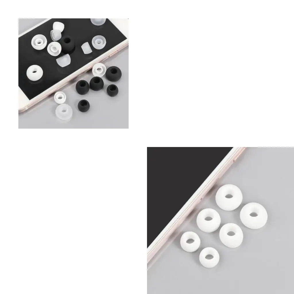 652F Earbud Tips Soft Silicone Earbuds Replacement In-ear Headphones Zpaxo