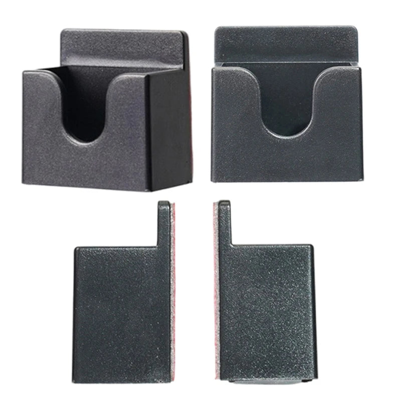 Walkies Talkies Holder 1 Clip Wall Mount ABS Adhesive Back Rack Easy