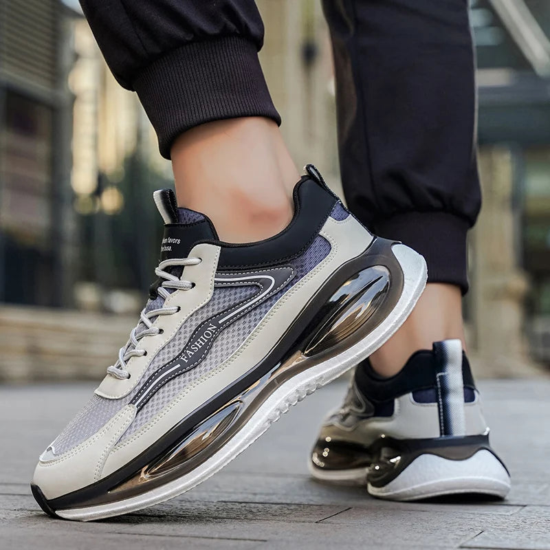 Men's Casual Sneakers Luxury Trainer Shoes Breathable Race Running