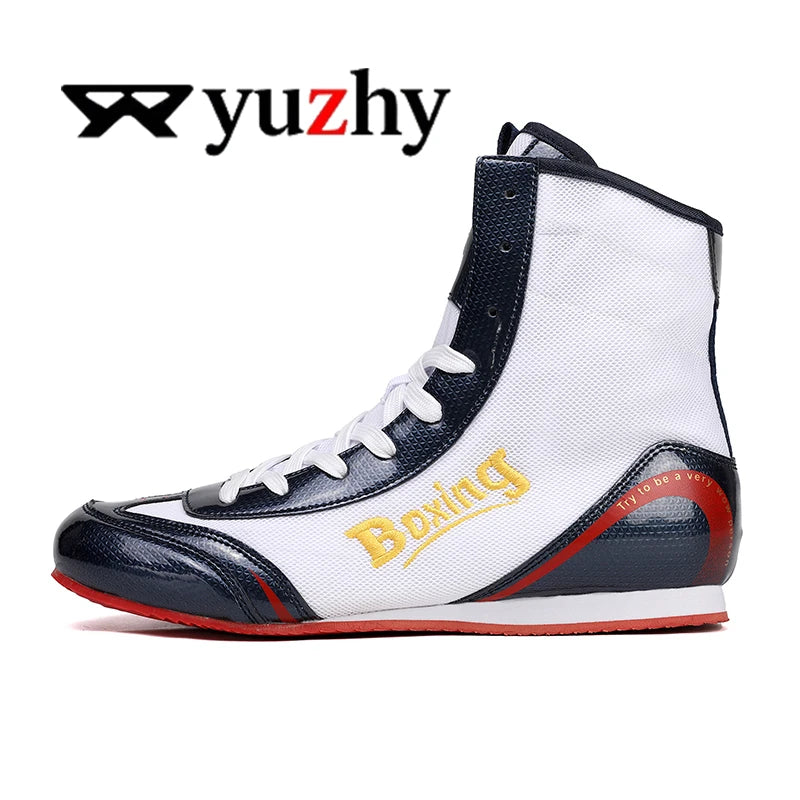 Lexsan Training Wrestling Shoes Men Female Fitness Boxing Mesh