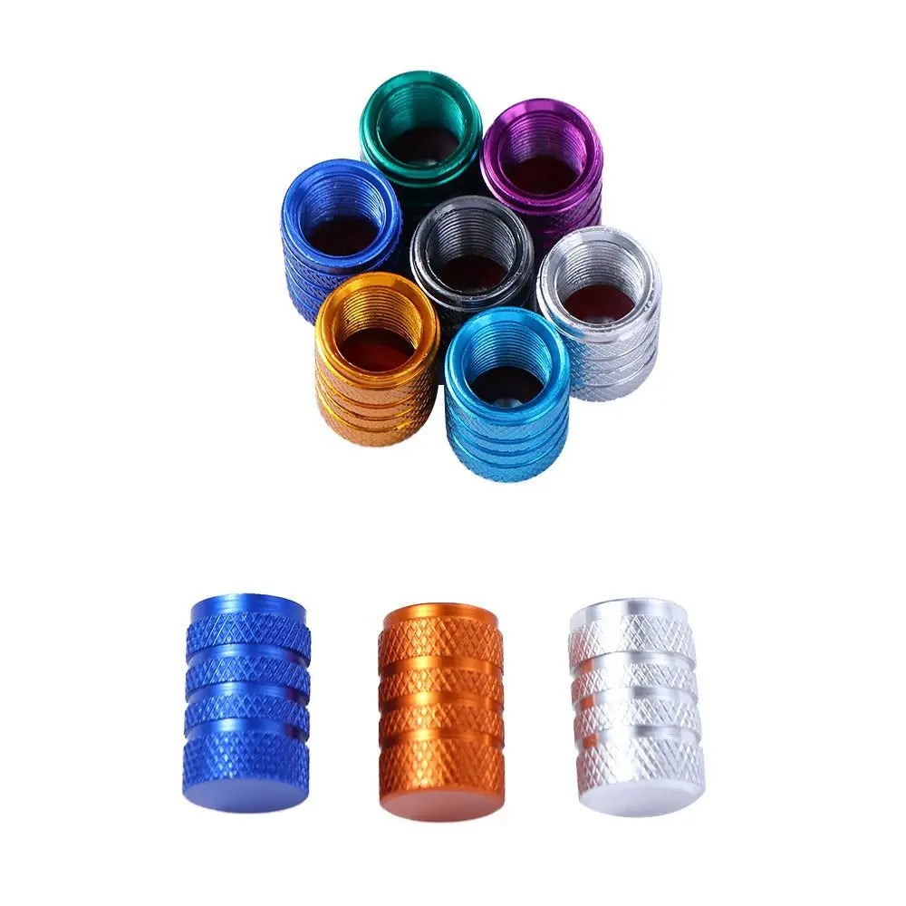 Presta Valve Caps – 4-Pack CNC Aluminium Alloy Bicycle Dust Covers