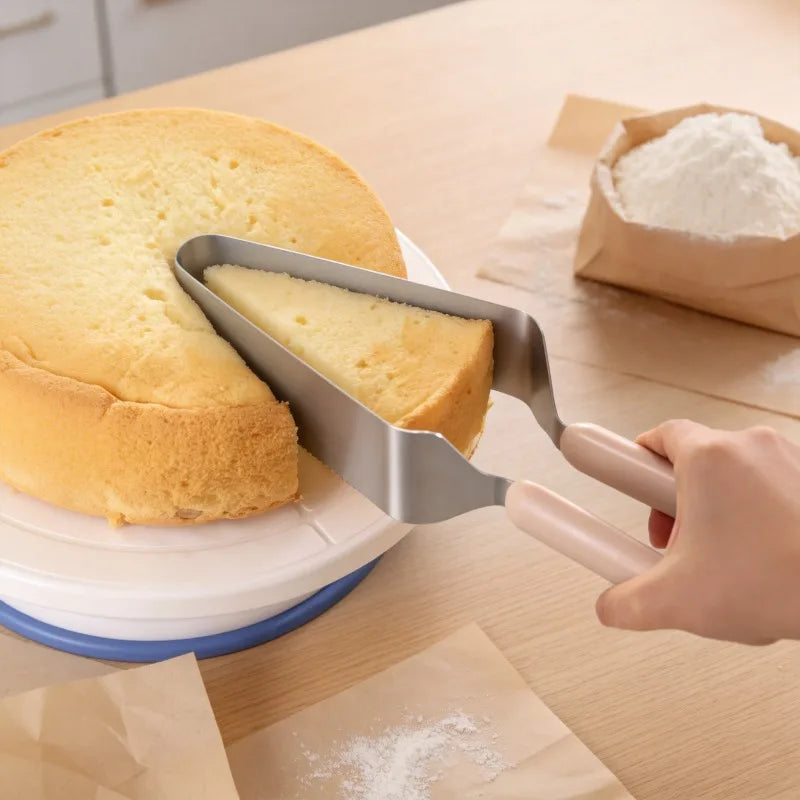 Triangular Stainless Steel Cake Slicer & Cutter Tool