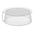 Microwave Splatter Cover Transparent Smooth Surface With Handle 10" Microwave Cover Microwave Food Cover Serving Plate Cover Zpaxo L