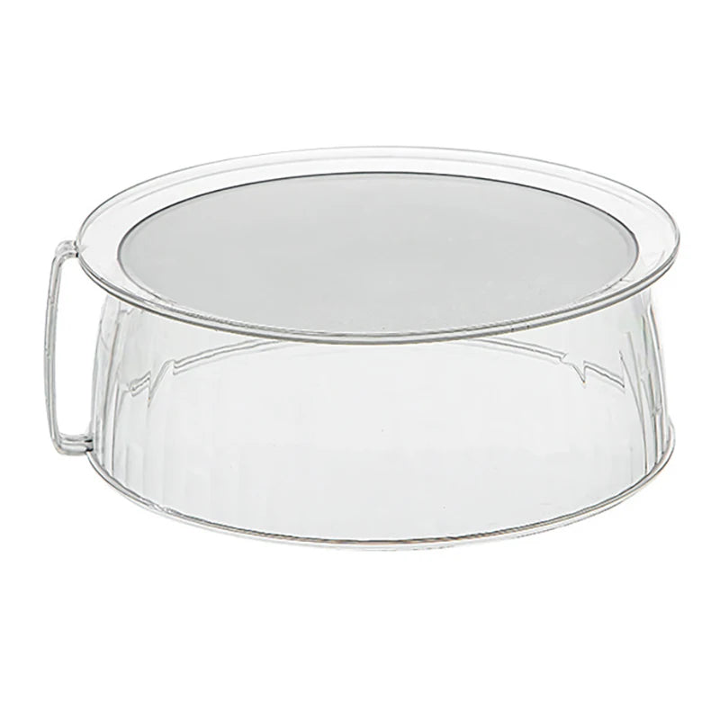 Microwave Splatter Cover Transparent Smooth Surface With Handle 10" Microwave Cover Microwave Food Cover Serving Plate Cover Zpaxo L