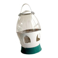 Pigeon Water Dispenser Automatic Feeder Water Container with Handle Bird Feeding Drinker for Dove Duck Bird Cage Accessories Zpaxo 6L Gray 38.5cmx21cm