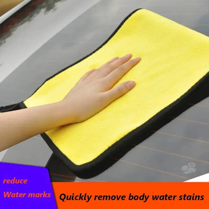 Microfiber Car Wash Towels – Lint-Free Detailing Cloths 1/2/5 Pack