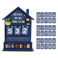 Wooden Books Read Tracker Manual Reading Progress Display Book