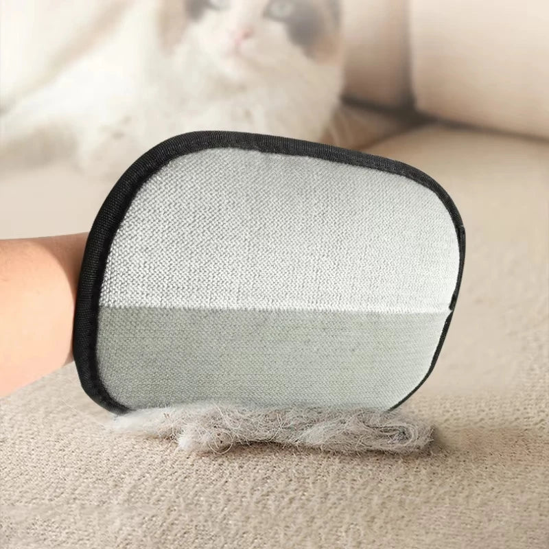 Pet Electrostatic Hair Removal Gloves Dog Cat Hair Removal Brush Gloves Hair Adhesive Gloves Carpet Clothing Hair Cleaning Brush Zpaxo