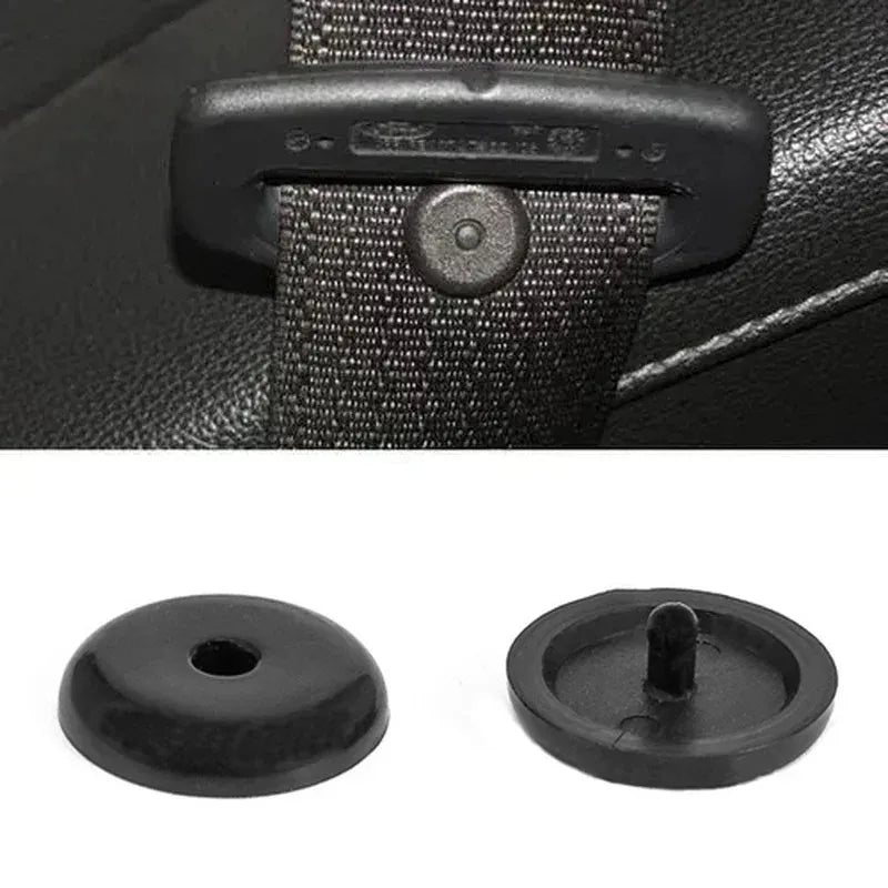Seat Belt Stopper Buckle Clip | Black Plastic Retainer 5–20 Pack