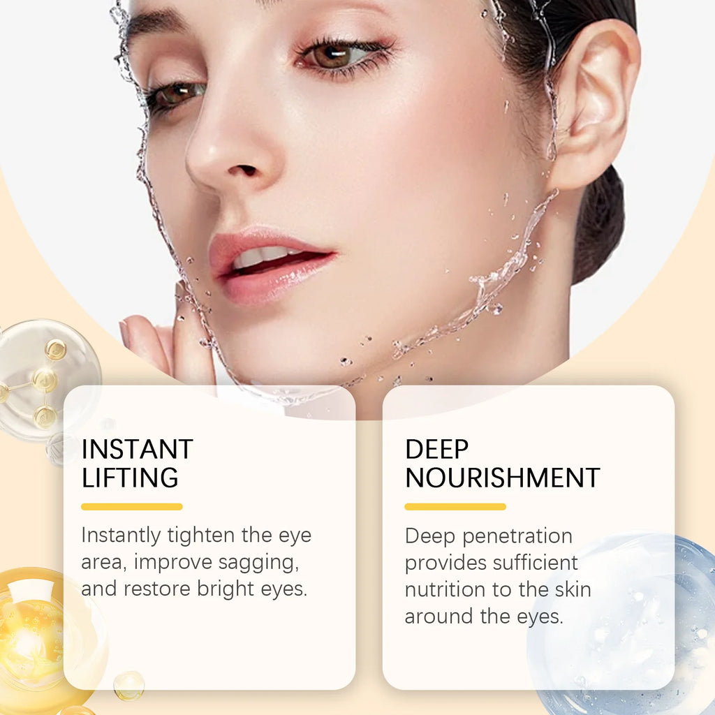 Turmeric Retinol Eye Cream Stick Remove Dark Circles Fade Fine Lines Anti Eye Bags Puffiness Lift Firming Brightening Eye Care Zpaxo