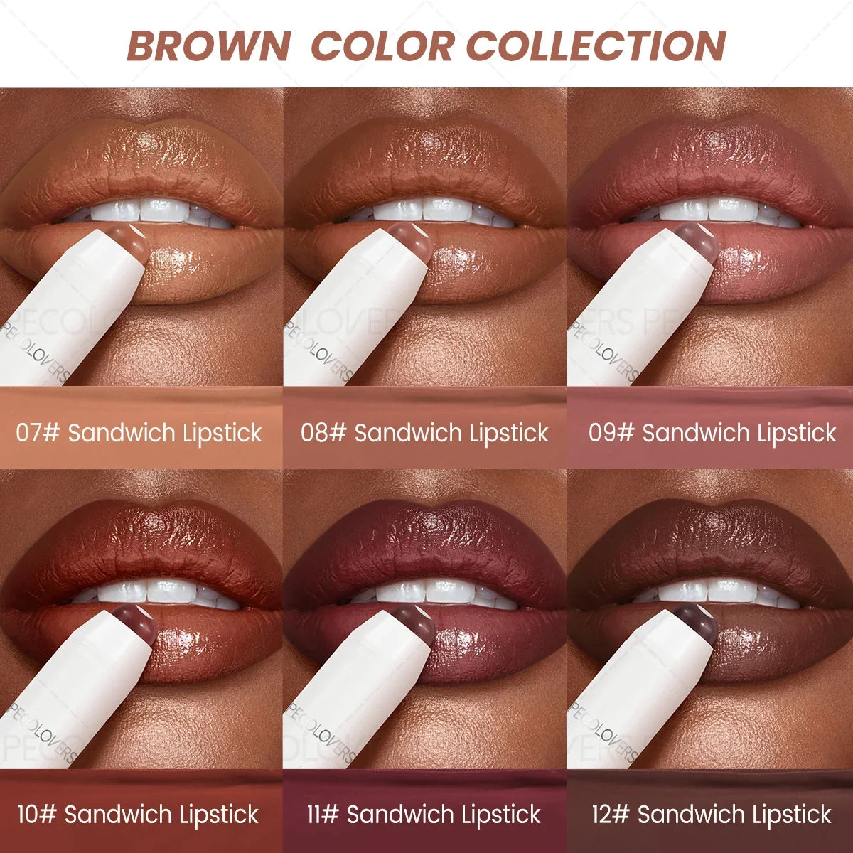 Lipstick Crayon Layered Lip Effect High-pigment Saturated Silky Zpaxo