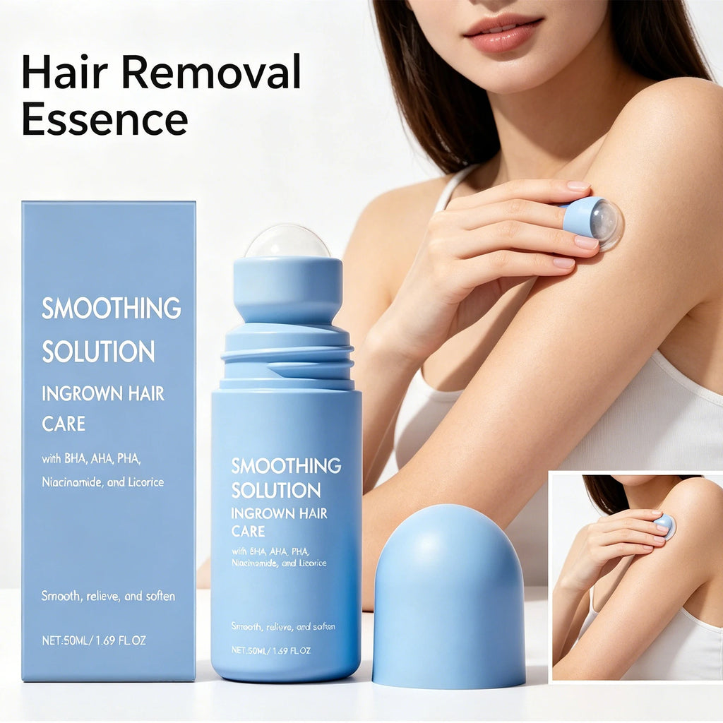 Hair Removal Roller Serum Mild Body Care Essence Soften Body Hair Moisturizing Soothing After Hair Removal Daily Full Body Skin Zpaxo