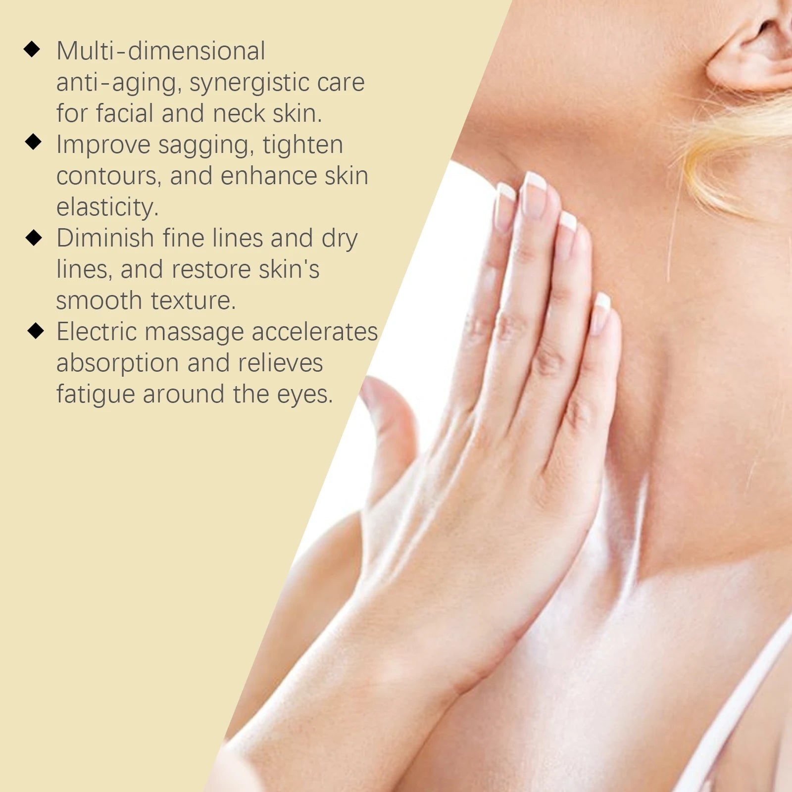 Hoygi AH-8 Firming Neck Cream & Electric Eye Cream Set Anti-Aging Skincare Set Zpaxo