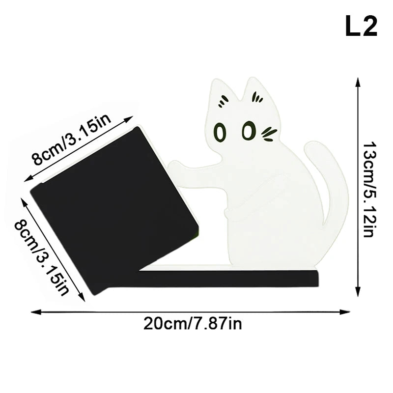 Funny Cat Pushing Box Storage Cute Desk Decorative Pen Holder Zpaxo L2