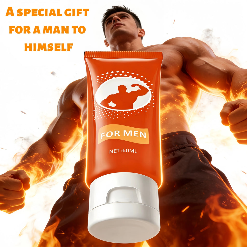 Men's Massage Cream, Repairs and Nourishes Intimate Areas, a Helpful Tool in the Bedroom, and a Great Gift for Men. Zpaxo