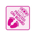 Car Decoration Sticker Baby Board Body Princess Warning Driver Zpaxo StyleA
