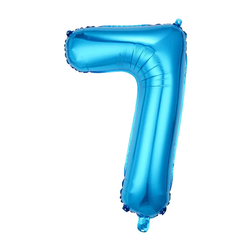 Large Motorcycle Foil Balloons Racing Car Balloon Boy Birthday Party Zpaxo NUMBER7 Other