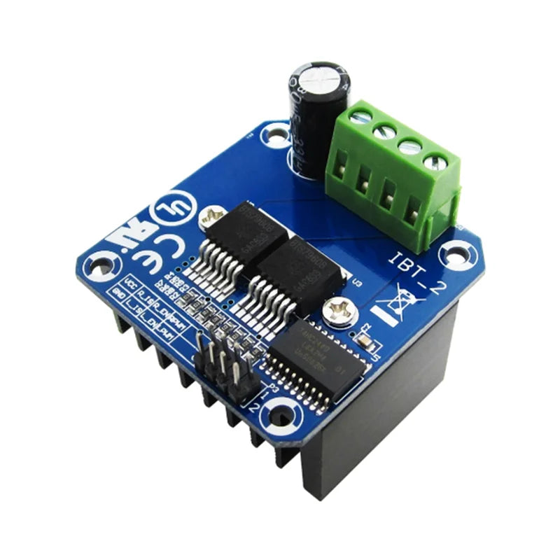 Power Intelligent Vehicle Motor Drive Module BTS7960 43A Current Zpaxo