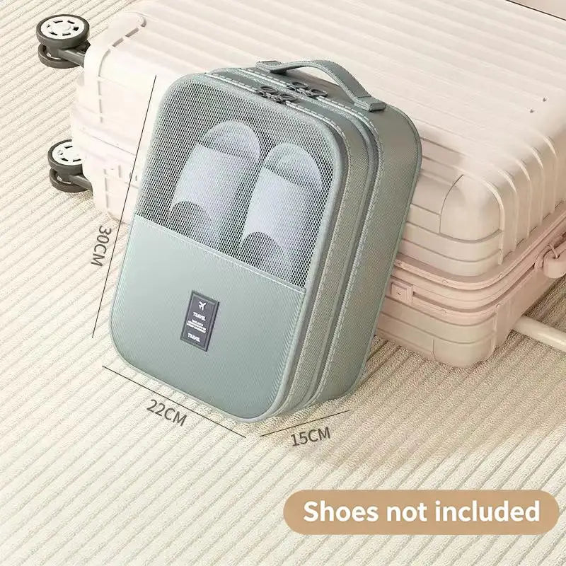M1Pcs Travel Shoe Bag Storage Washed Diagonal Breathable Mesh Zpaxo A5