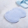 Non-Slip Shower Foot Washing Mat - Clean Bath Exfoliating Mat for Home Spa and Bathroom Plaid Zpaxo 1Pc