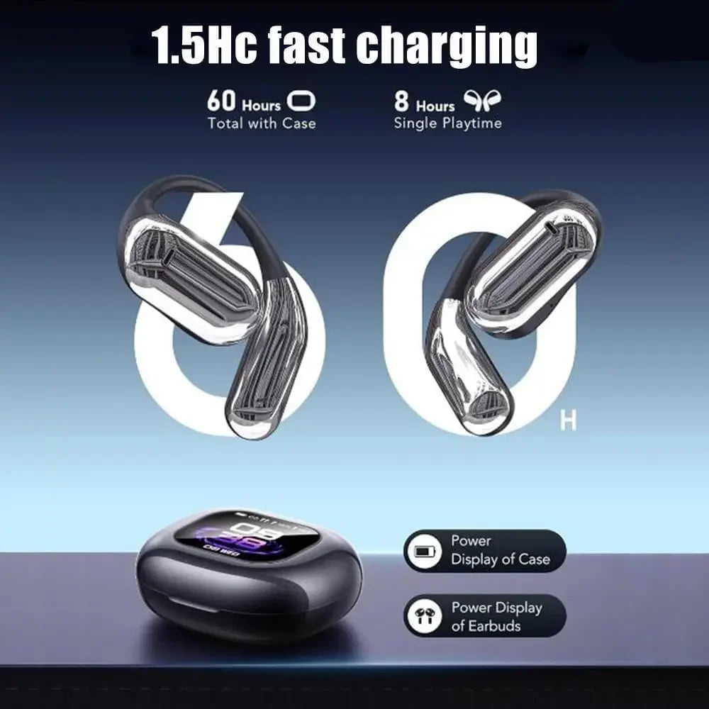 UYUXIO Real Time Translation Wireless Earbuds 144 Language OWS LCD
