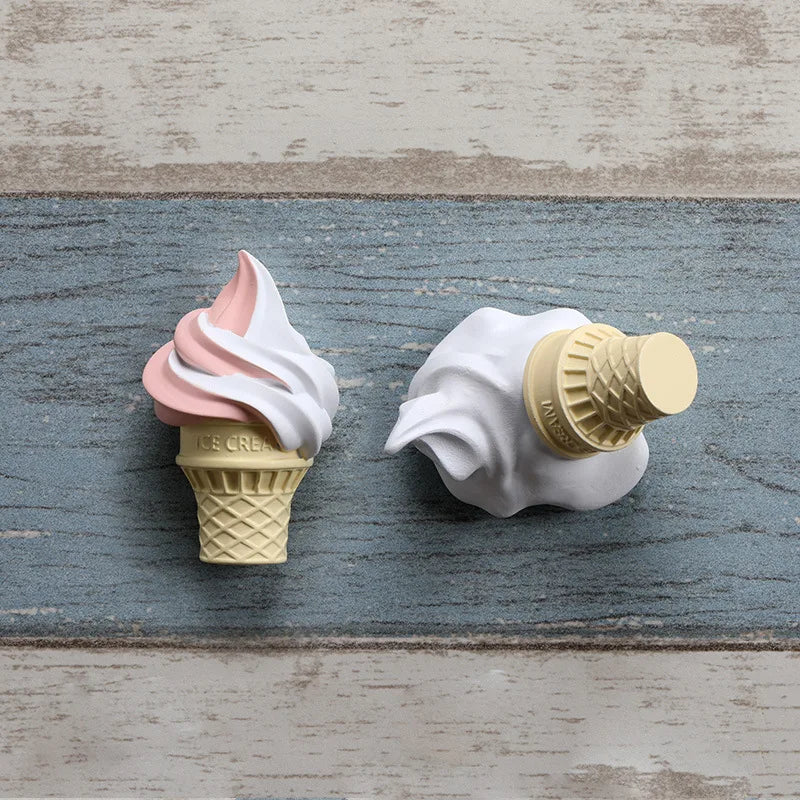 Ice Cream Fridge Magnets – Cute Cartoon Kitchen & Whiteboard
