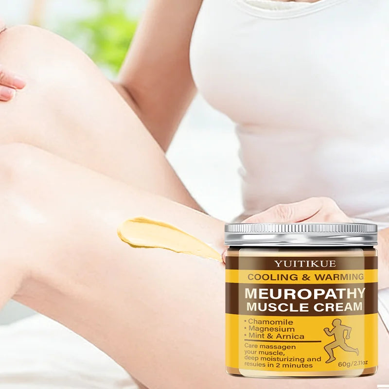 YUITIKUE Neuropathy Muscle Cream – Magnesium, Arnica & Mint Muscle Relief Cream Zpaxo